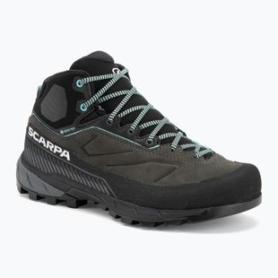 Încălțăminte de abordare pentru femei SCARPA Rapid XT Mid GTX shark/aqua