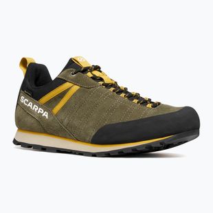 Încălțăminte de trekking pentru bărbați SCARPA Crux 2 GTX kalamata/lemon curry