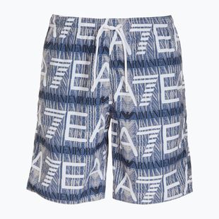 Bărbați EA7 Emporio Armani Water Reactive Water Reactive Monogram Boxer pantaloni scurți de baie marlin monogramă
