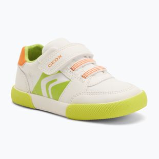 Încălțăminte pentru copii  Geox Gisli white/fluo green