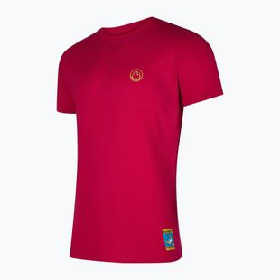 Tricou pentru bărbați La Sportiva Climbing on the Moon fucsia/giallo