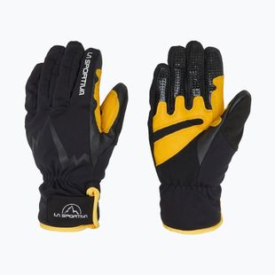 La Sportiva Ski Touring Mănuși negru/galben