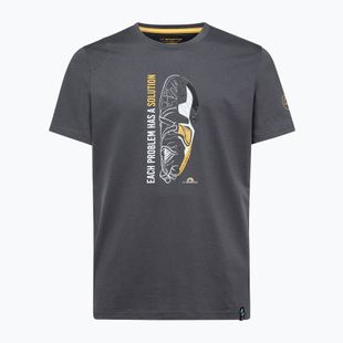 Tricou pentru bărbați La Sportiva Solution carbon/yellow