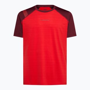 Tricou pentru bărbați  La Sportiva Sunfire mountain red / redwood
