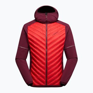 Geacă hibrid pentru bărbați La Sportiva Koro mountain red/redwood