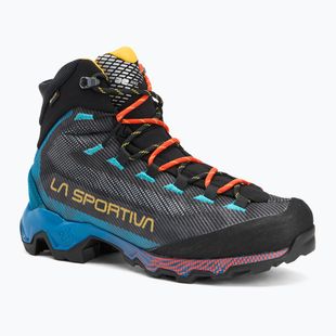 Încălțăminte de trekking pentru bărbați La Sportiva Aequilibrium Hike GTX carbon/tropic blue