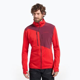 Bluza termică pentru bărbați La Sportiva Lucendro Thermal Hoody mountain red/redwood