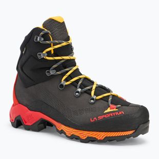 Încălțăminte de trekking pentru bărbați La Sportiva Aequilibrium Trek GTX carbon/yellow