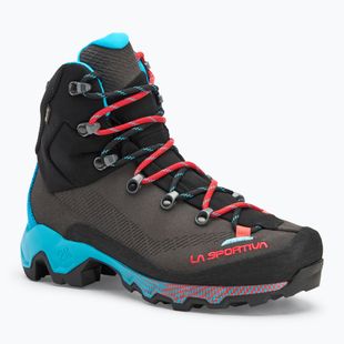 Încălțăminte de trekking pentru femei La Sportiva Aequilibrium Trek GTX carbon/malibu blue