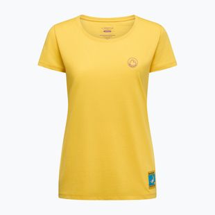 Tricou pentru femei La Sportiva Climbing on the Moon giallo/viola