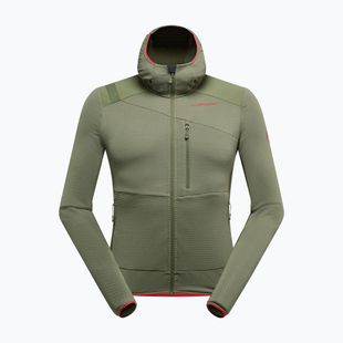 Bluză fleece pentru bărbați La Sportiva Aequilibrium Thermal Hoody cypress/mountain red