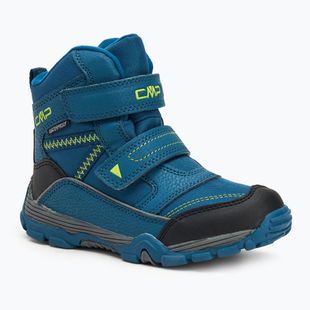 Cizme de zăpadă pentru copii CMP Pyry Snowboots petrol / yellow fluo