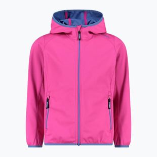 Geacă softshell pentru copii CMP Fix Hood fuxia