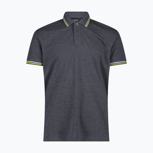 Tricou polo pentru bărbați CMP 34D5987 black/blue