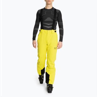 Pantaloni de schi pentru bărbați EA7 Emporio Armani Ski Kitzbuhel Protectum blazing yellow