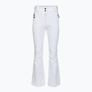 Pantaloni de schi pentru femei EA7 Emporio Armani Ski Kitzbuhel High Waisted Softshell white