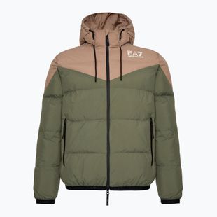 Geacă pentru bărbați EA7 Emporio Armani Train Athletic Colour Block Padded beetlee