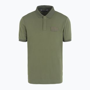 Tricou pentru bărbați  EA7 Emporio Armani Train Lux Polo Modal beetlee