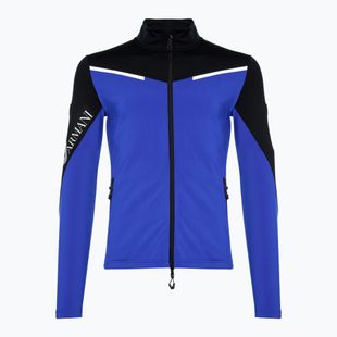 Bluză de schi pentru bărbați EA7 Emporio Armani Ski Kitzbuhel Colorblock Powerstretch T-Top new royal blue