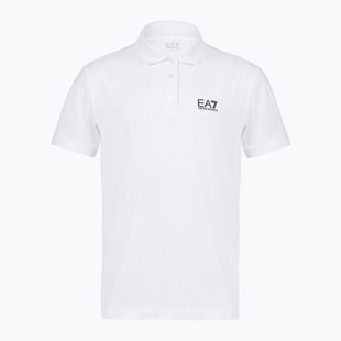 Tricou polo pentru bărbați EA7 Emporio Armani Core Identity Polo white