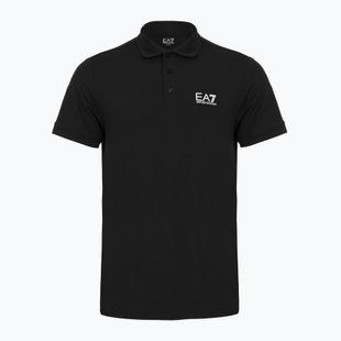 Tricou polo pentru bărbați EA7 Emporio Armani Core Identity Polo black