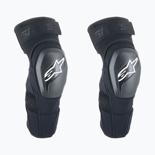Apărători de ciclism pentru genunchi Alpinestars A-Impact Plasma Elite Shield Knee black/white