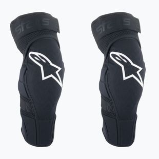 Apărători de ciclism pentru genunchi Alpinestars A-Impact Plasma Elite Knee black/white