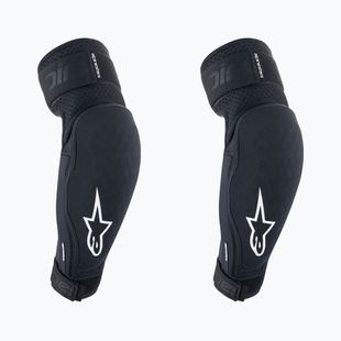 Apărători de ciclism pentru coate Alpinestars A-Impact Plasma Elite Elbow black/white