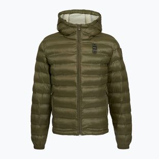 Geacă pentru bărbați Blauer USA Charles dark olive inside mist grey