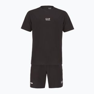 Set tricou + pantaloni scurți EA7 Emporio Armani Ventus7 black