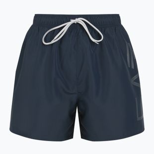 Șort de înot pentru bărbați EA7 Emporio Armani Swim Trunks With Oversized Logo armani blue / silver