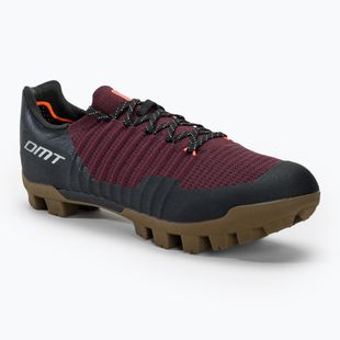 Pantofi de ciclism MTB pentru bărbați DMT GK1 negru/bordeaux
