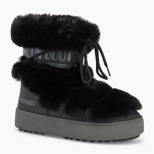 Ghete de zăpadă Moon Boot Ltrack Faux Fur black
