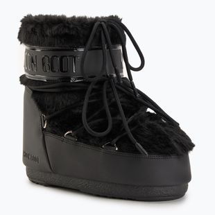 Ghete de zăpadă pentru femei  Moon Boot Icon Low Faux Fur black