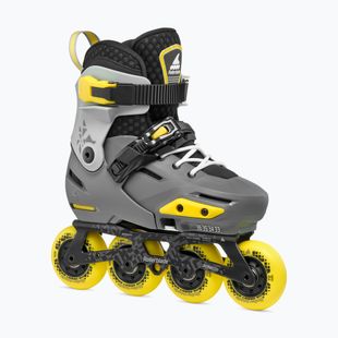 Role pentru copii Rollerblade Apex Jr charcoal/yellow