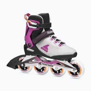 Role pentru femei Rollerblade Macroblade 84 W light grey/violet/orange