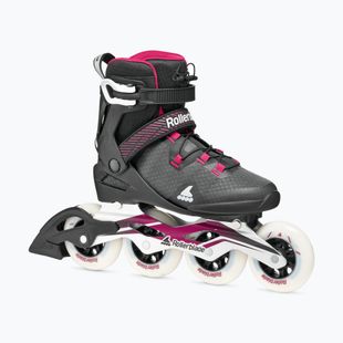 Role pentru femei Rollerblade Macroblade 90 W black/burgundy/ocean green