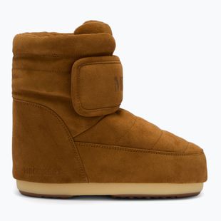 Ghete pentru femei Moon Boot Icon Strap Suede cognac