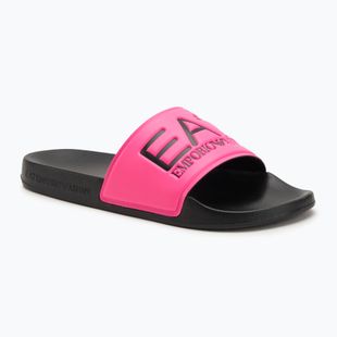 Papuci EA7 Emporio Armani Water Sports Visibility pink fluo / black