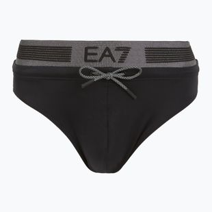 Slip de înot pentru bărbați EA7 Emporio Armani Logo Tape Brief black