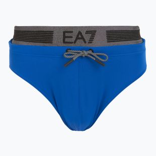 Slip de înot pentru bărbați EA7 Emporio Armani Logo Tape Brief turkish sea