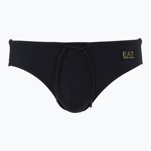Slip de înot pentru bărbați EA7 Emporio Armani Gold Label Brief black