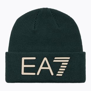 Căciulă de iarnă EA7 Emporio Armani Mountain Logo Series Big Beanie silver pine