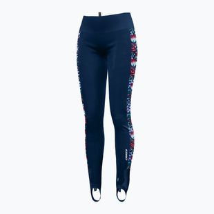Pantaloni pentru femei Crazy Falls print leila blue