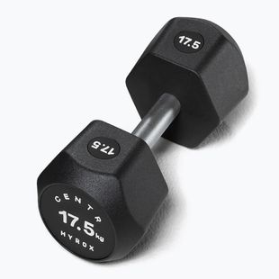 Ganteră Centr Urethane Dumbbell Centr x Hyrox 17,5 kg black