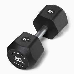 Ganteră Centr Urethane Dumbbell Centr x Hyrox 20 kg black