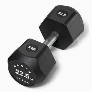 Ganteră Centr Urethane Dumbbell Centr x Hyrox black