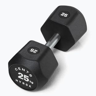 Ganteră Centr Urethane Dumbbell Centr x Hyrox 25 kg black