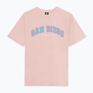 Tricou pentru bărbați Kaotiko San Diego College pink