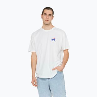 Tricou pentru bărbați Kaotiko Washed Elements Occult white